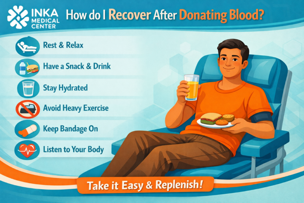 How to recover after blood donation