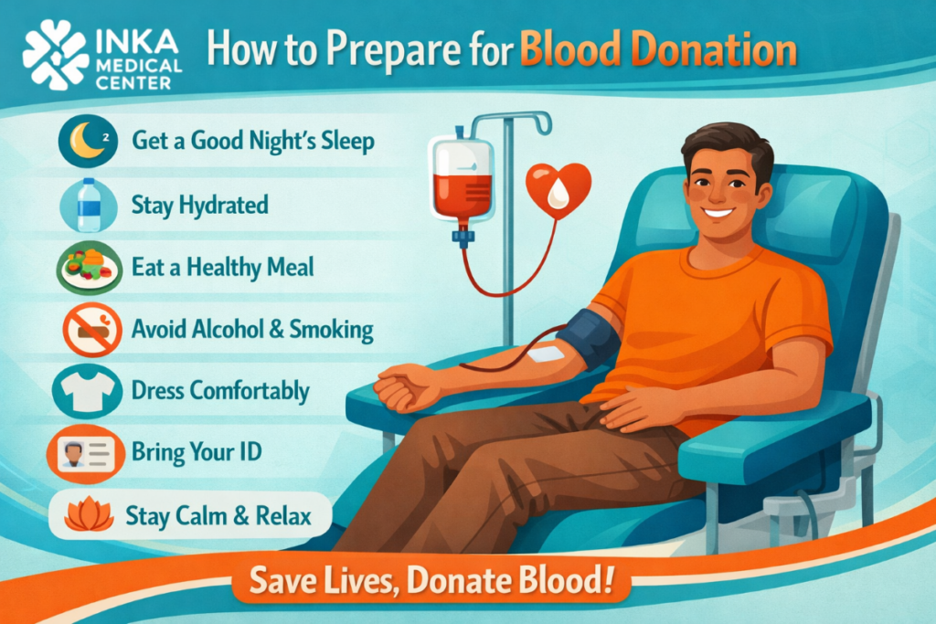 How to prepare for blood donation