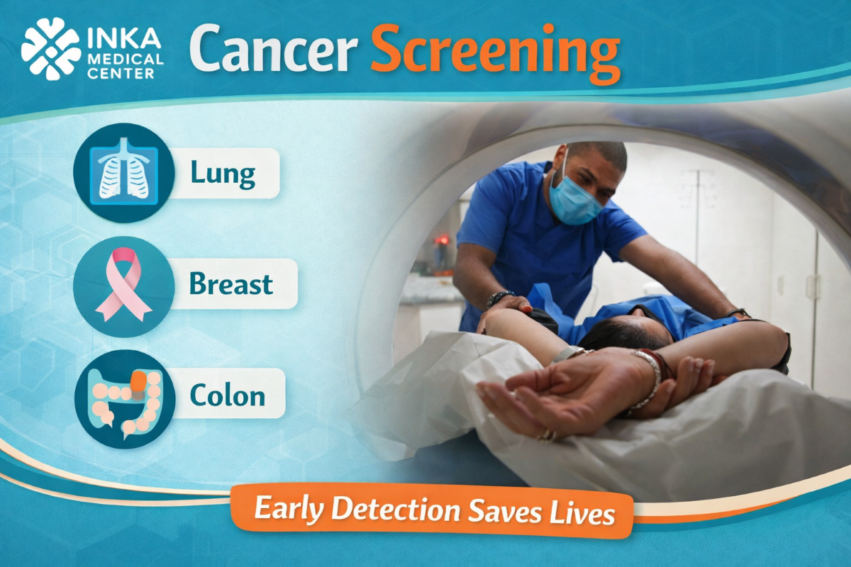Cancer screening at inka medical center