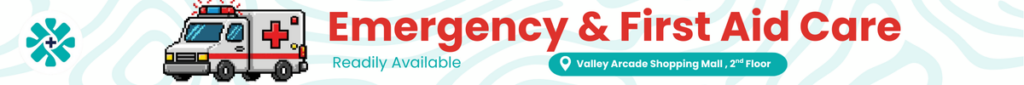 Our Emergency and First Aid Unit is equipped to handle urgent medical situations with speed, compassion, and professionalism, including prompt HIV testing when required.